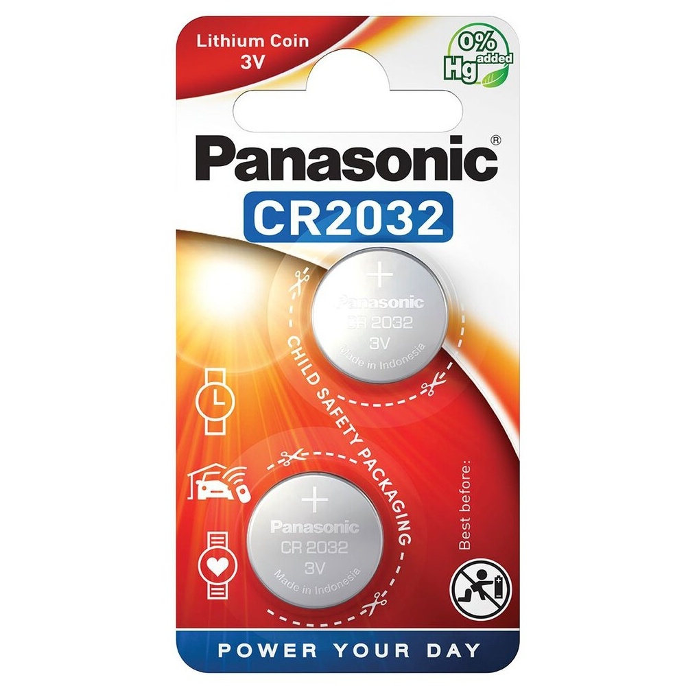 BATERIA CR2032 2SZT PANASONIC BATERIA CR2032 2SZT PANASONIC