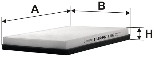 FILTR KABINOWY K1045 FILTR KABINOWY K1045