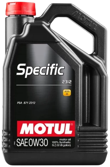 MOTUL SPECIFIC 2312 0W-30 5L MOTUL SPECIFIC 2312 0W-30 5L