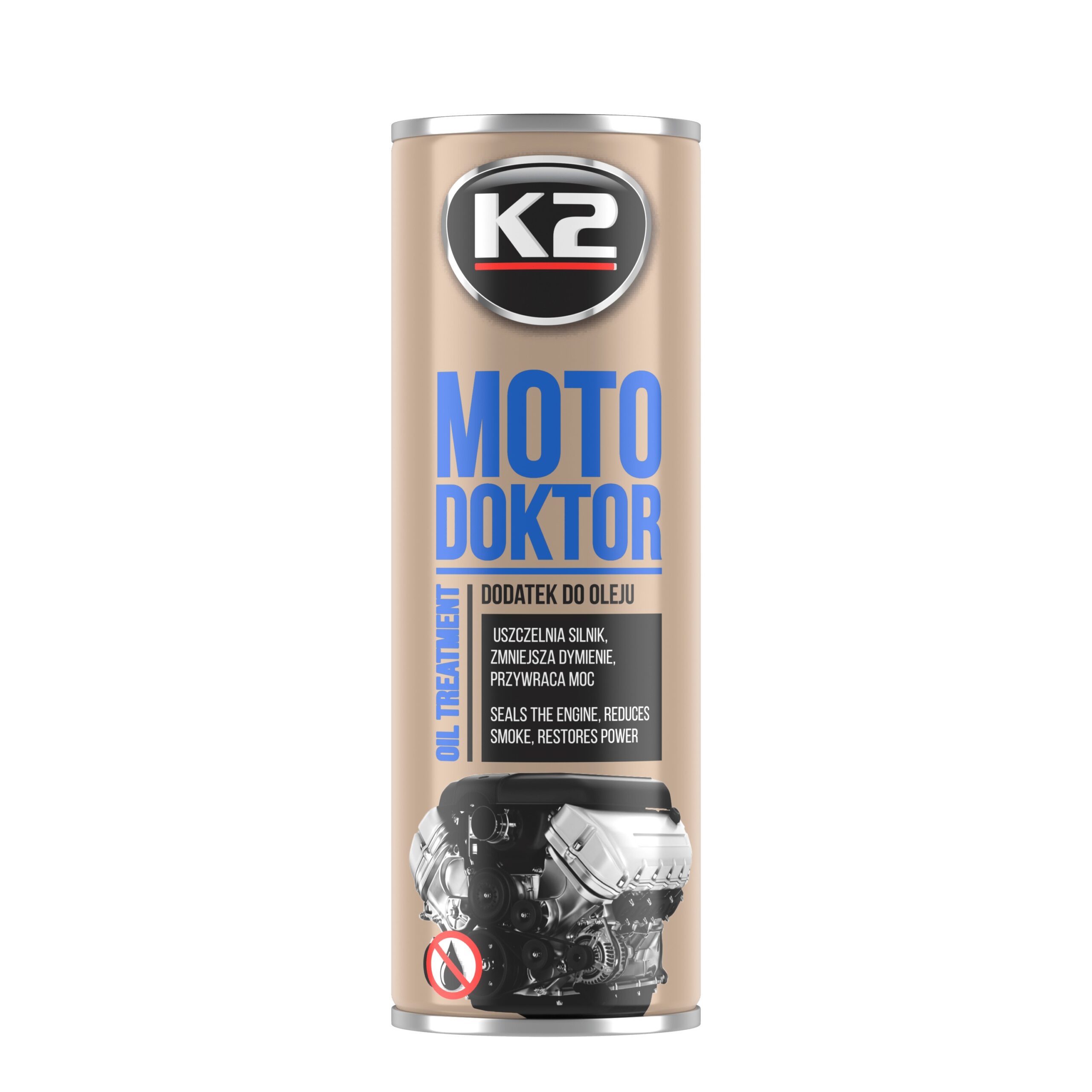 K2 MOTO DOCTOR ZMNIEJSZA SPAL. OLEJU T345S 443ML K2 MOTO DOCTOR ZMNIEJSZA SPAL. OLEJU T345S 443ML