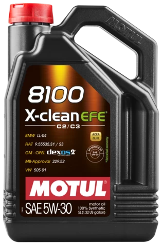 MOTUL 8100 X-CLEAN EFE 5W-30 5L MOTUL 8100 X-CLEAN EFE 5W-30 5L