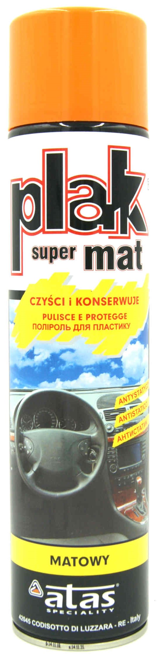 PLAK SUPERMAT 600ML POMARAŃCZA PLAK SUPERMAT 600ML POMARAŃCZA
