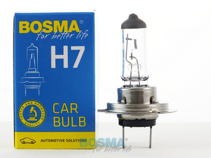 ŻARÓWKA H7 12V 55W PX26D BOSMA 1468 ŻARÓWKA H7 12V 55W PX26D BOSMA 1468